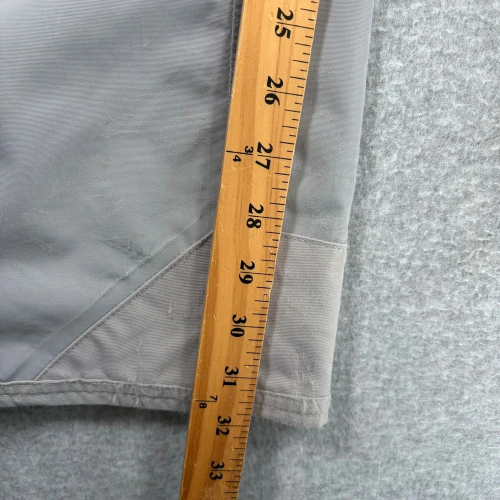 The North Face HyVent Snow Pants Mens Medium Long Gray Insulated Ski AHJK FLAW